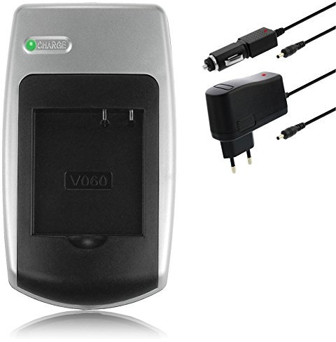 Chargeur Compatible avec DMW-BLE9, BLG10 / Compatible avec Panasonic DMC-GF3, GF5, GF6, GX7, GX80, LX100, TZ81, TZ101, ZS60... / Compatible avec Leica D-Lux (Typ-109)