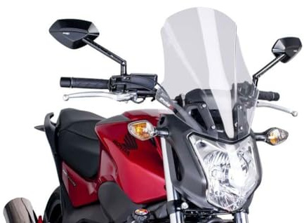Puig 6361W Tourenscheibe Plus optimierte Aerodynamik, Transparent