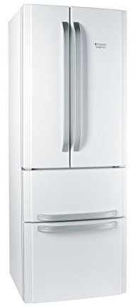 Hotpoint e4d AAA de W C SIDE by side/A + +/195,5 cm Hauteur/295 kWh/an/292 L Partie de refroidissement/110 l partie Congélateur/No Frost/seulement 0,808 kWh/24 heures/Blanc