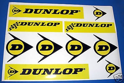 Other Dunlop Retro Rally Rennwagen Motorrad Aufkleber