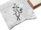 Stempel Tierstempel Schaf mit Blume - Kinderstempel Geschenk für Kinder Kita Kinderzimmer Schule Einschulung Geburtstag Basteln Deko - zAcheR-fineT