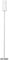 EGLO Stehlampe Troy 3, 1 flammige Stehleuchte, Material: Stahl, Farbe: Nickel matt, Glas: satiniert weiß, Fassung: E27, inkl. Trittschalter