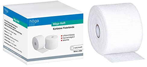 Höga Haft gedehnt, kohäsive selbsthaftende elastische Fixierbinde, 8 cm x 20 m, 1 Stück