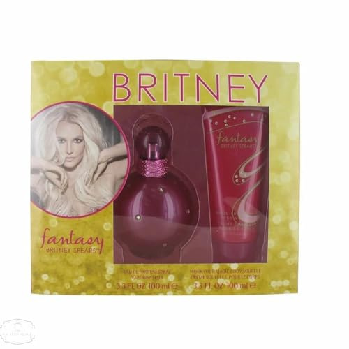 Britney Spears FANTASY GIFT SET 100ml (3.3 Oz) EDP Spray; 200ml (6.8 Oz) Work Your Magic Body Souffle