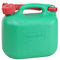 hünersdorff GmbH 811590 Nourrices à Carburant Standard PE-HD Homologation Nu et Accessoires, Rouges/Vert, 5 L