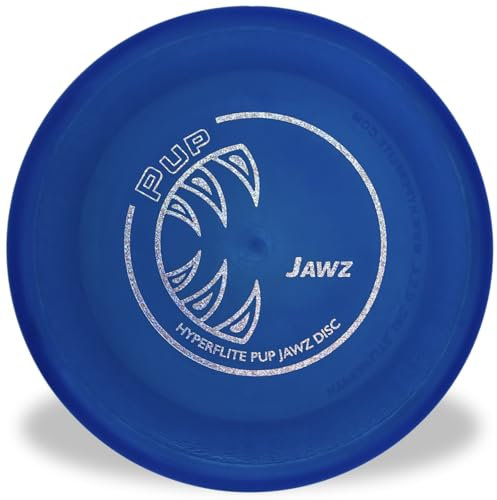 Hyperflite Hunde Frisbee Jawz bissfest für den kleinen Hund BLAU