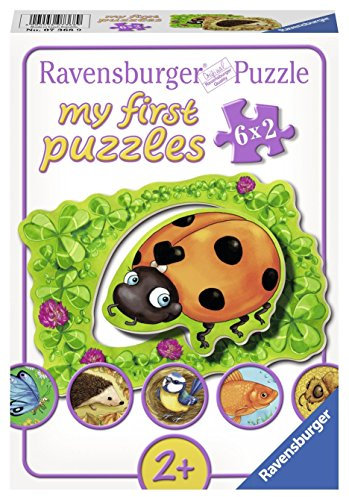Ravensburger Puzzle 07368 - My First Puzzle Wo die Tiere Wohnen, 6 x 2 Teile, bunt