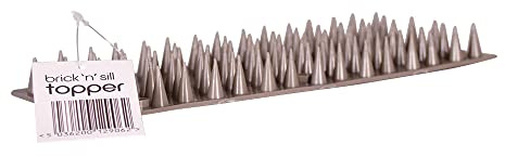 The Big Cheese Prickle Strip Brick n Sill Topper STV906, 23 x 9cm, Grey