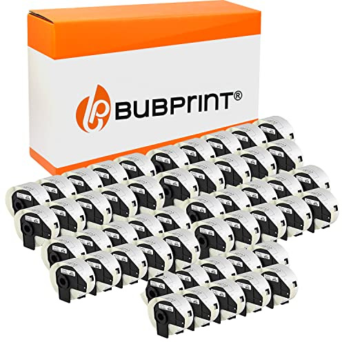 Bubprint 50 Etiketten kompatibel als Ersatz für Brother DK-11208 DK11208 für P-Touch QL1050 QL1060N QL500BW QL550 QL560 QL570 QL580N QL700 QL710W QL720NW QL810W