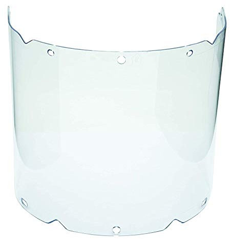 MSA Sicherheit 10115856 V-gard Propionat Visier für v-gard Kinn Protektoren, gegossenem, 20,3 x 43,2 x 0,2 cm klar