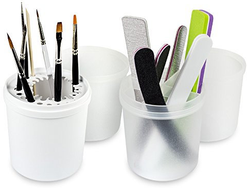 Pinsel Und Feilen Köcher Set Ohne Inhalt - Nageldesign Aufbewahrung Box