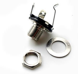 Klinkenbuchse für E-Gitarren, 1/4 Zoll, Mono