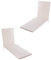 Pack 2 Cojines para Tumbona de Exterior Color Beige, Medidas 196x60x5 cm, Repelente al Agua, Desenfundable, Funda de cojín con Relleno, Cojines Tumbona de jardín, Almohadones Tumbona de Piscina