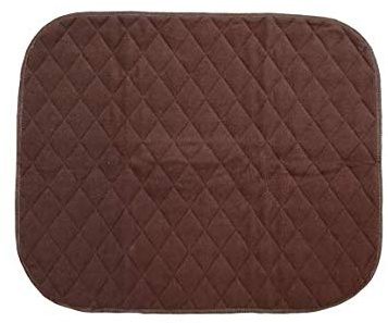 Washable Chair Pads - Absorbent Incontinence Pads - Pack of 2 - Bayliss Mobility (Brown)