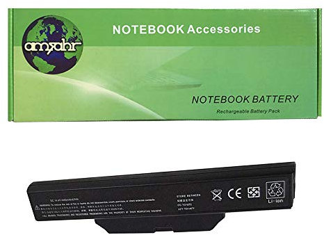 Amsahr - Batteria di ricambio a 8 celle per HP 510, 4400 mAh