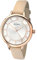 Sekonda Damen Quarzuhr mit silbernem Zifferblatt, Analoganzeige und beigem PU-Armband 2137.27