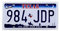 American USA License Plate Texas The Lone Star State by Fabbri