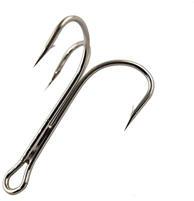 Big Game Treble Fishing Hook Strong Large Size Sea Fishhooks Saltwater Classic Treble Hooks,Size 6/0,7/0,8/0,10/0
