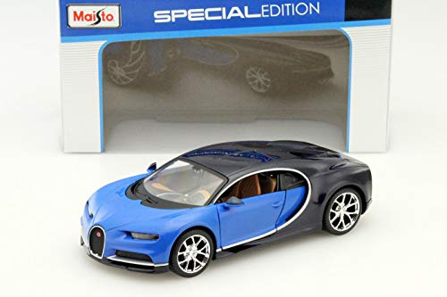Maisto Bugatti Chiron Baujahr 2016 blau 1:24
