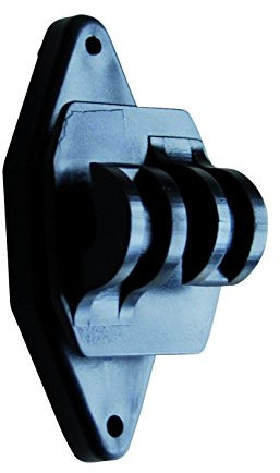 horizont Isolator Economy Weidezaun 25 Stück schwarz Drahtisolator Seil 8mm Draht 4mm Streckenisolator freilaufend einfach zu montieren
