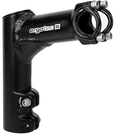 ergotec Ahead-Vorbauten Comfi 25.4 / Aluminium AL6061-T6, 15°, schwarz-sand, 100mm, 34501001