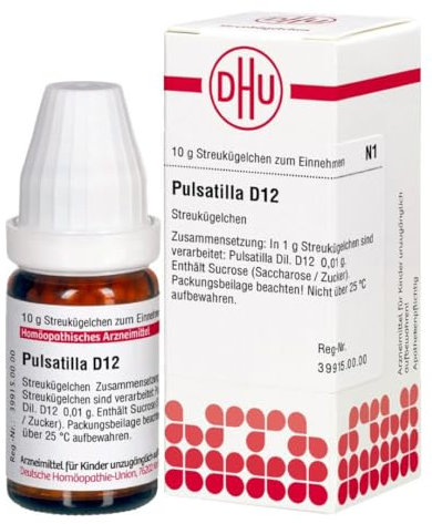 DHU Pulsatilla D12 Streukügelchen, 10 g Globuli