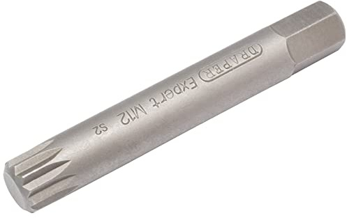 Draper 33349 Expert XZN Insert Bit for Mechanic's Bit Sets, M12 x 75mm, 10mm
