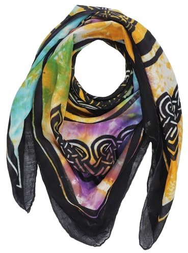 Freak Scene Superfreak® Baumwolltuch mit Keltischem Muster ° Tuch ° Schal ° 100x100 cm° alle Muster!!!