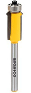 Yonico 14149q - V Notch Flush Trim Router Bit, Diameter: 1/2, Cutting Height: 1 - 1/4 Shank