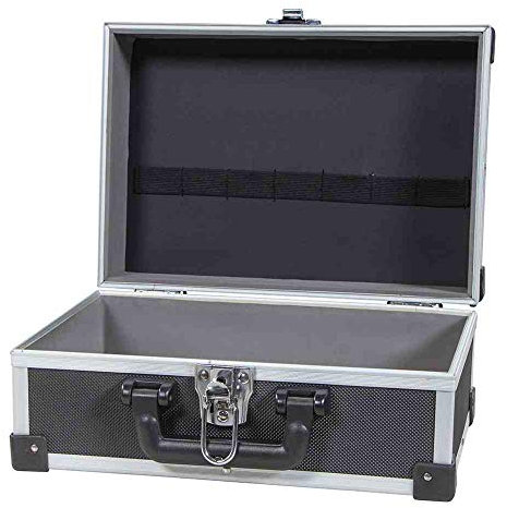 Ironside 191011 Alu-Werkzeugkoffer, schwarz, 330 x 230 x 150 mm