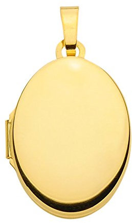 Medaillon Anhänger, Kettenanhänger aus 585 Echt Gold 14 Karat