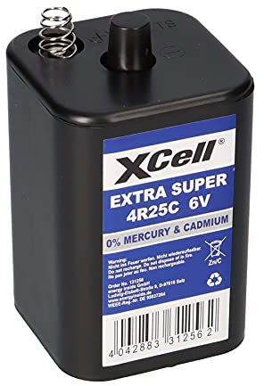 Block battery 4R25 6V / special dry cell battery for camping lamps, lanterns, flashlights