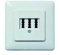 PROTEC.CLASS PTAE Telefondose UP 2x6/6NF/F rw