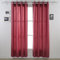 Deconovo Top Tülle TAFT Fenster Vorhang mit glitzernden Pailletten Panel für Schlafzimmer 132,1 x 213,4 cm Dry Rose-1 Paar