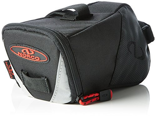 Norco Fahrradtasche Idaho Satteltasche Maxi, Schwarz, 15 x 10 x 15 cm, 0.75 Liter