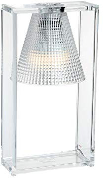 Kartell Light Air Lampada da Tavolo, Versione Sculturata, Cristallo
