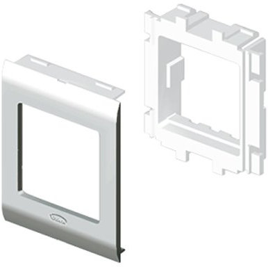 Unex 93636-2 U24X Adaptador para 1 Niessen Zenit, Blanco, 80 mm Ancho