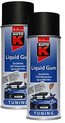 Kwasny 2X 233 250 Auto-K Tuning Liquid Gum Schwarz Lackspray 400ml