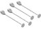 Kosma Set of 4 Mixing Spoons with Masher Stainless Steel – Twisted Bar Spoons – Bar Spoons with Disks | Cocktail Mixing Spoons Size: 11”