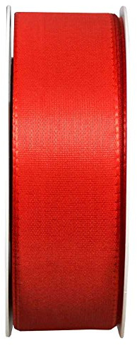 Basic Taftband - 40 mm x 50 m, rot