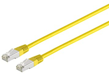 Telefonkabel 20 m RJ45 20 m CAT6 S/FTP (STP) gelb Netzwerk-Kabel – Netzwerk-Kabel (20 m, Cat6, S/FTP (STP), RJ-45, RJ-45, gelb)