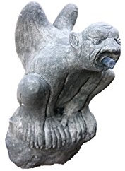 Steinfigur Gargoyle, Wasserspeier für die Wand, aus Steinguss