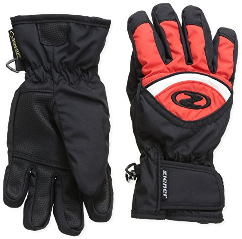 Ziener Kinder Kinderhandschuh Largo GTXR Glove Kids Gore, Black/Red, 4, 991902