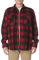 Wrangler Authentics Veste Chemise en Polaire à Carreaux à Manches Longues boutonnée, Plaid Red Buffalo, 3XL Homme