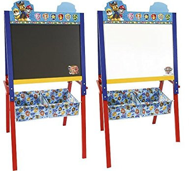 Paw Patrol 7424 Schwarz Weiß Board mit Twin-Körben, 4 Beine