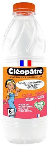 CLEOPATRE- Colle transparente - Flacon de recharge au format de 1 kg