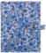 Little Book of Earrings The Book Earring Storage Box Holds 48 Pairs of Earrings Flowers Lboeflower Blue Floral