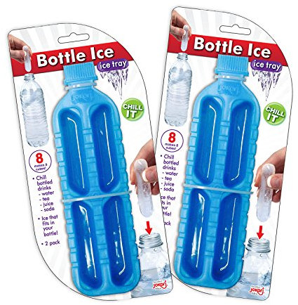 Jokari 4 Count Bottle Ice Stick Trays for Soda/Beverage Bottles