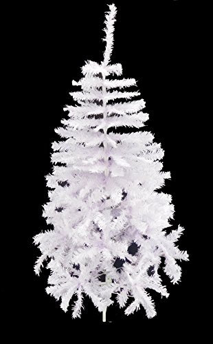 Christmas Concepts® 48 Árbol de Navidad Blanco con Base metálica Plegable - Decoraciones de Navidad