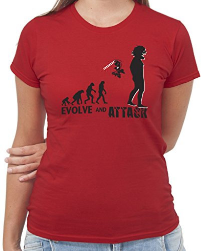 New Indastria T-Shirt Evolvi e Attacca - By Donna-M-Rossa